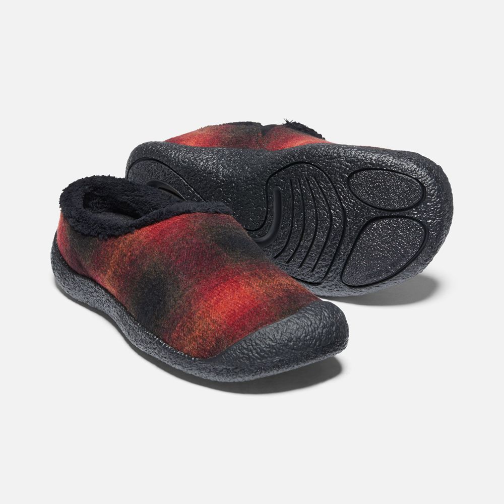 Keen Slippers Dames Rood/Zwart - Howser Slide - 12305-SIRY